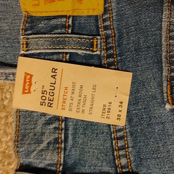Levi's 505 regular original Style 38x34 NWT - Picture 2 of 5